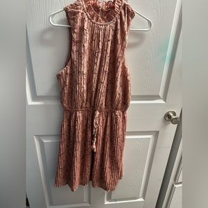 Pink flowy dress